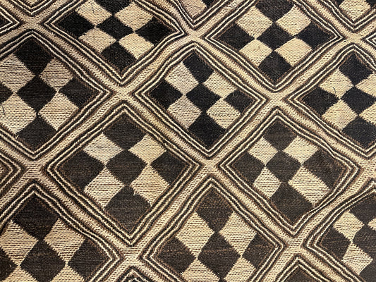 Tapis Kuba - Velours du Kasaï - Décoration murale - Art africain