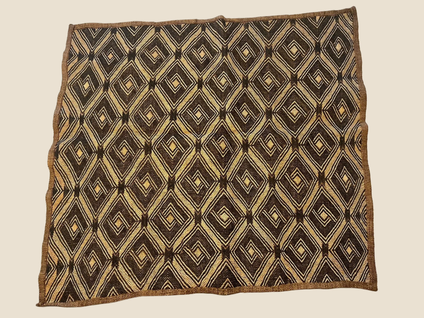 Tapis Kuba - Velours du Kasaï - Décoration murale - Art africain