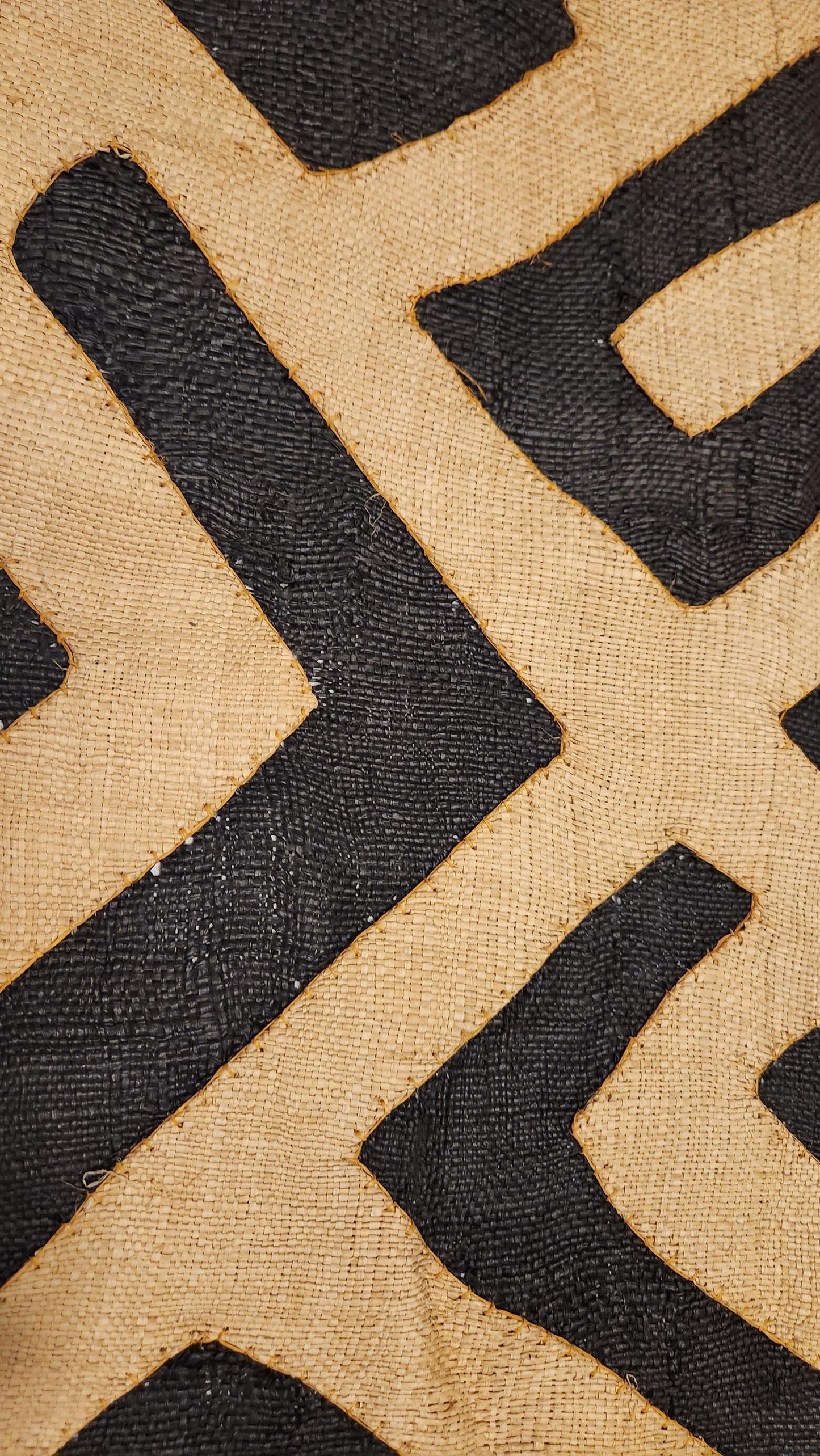 Tapis Kuba - Chemin de table - Décoration mural - Art tribal - Art éthnique