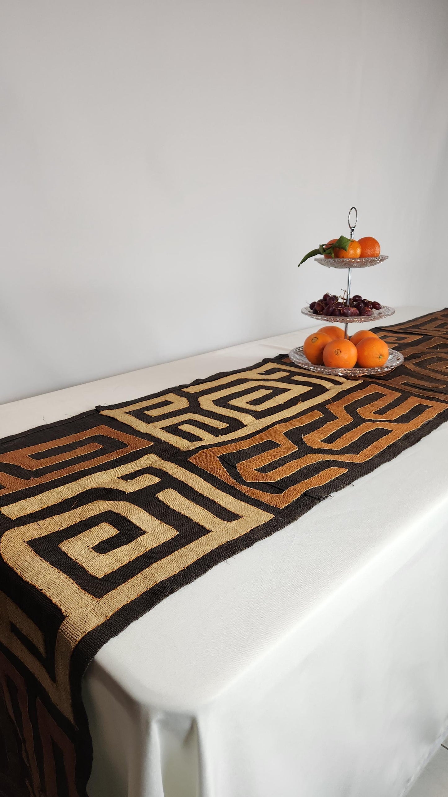 Tapis Kuba - Chemin de table - Décoration mural - Art tribal - Art éthnique