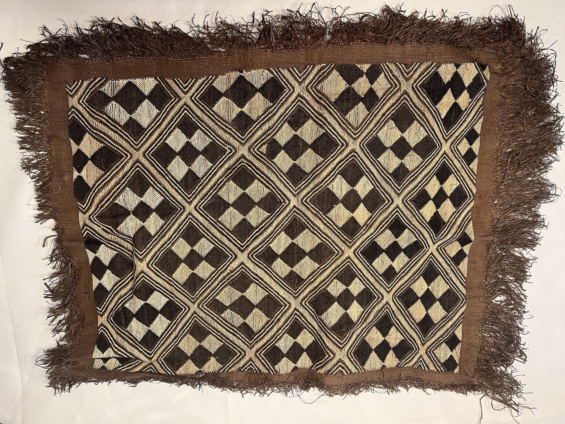 Tapis Kuba - Velours du Kasaï - Décoration murale - Art africain