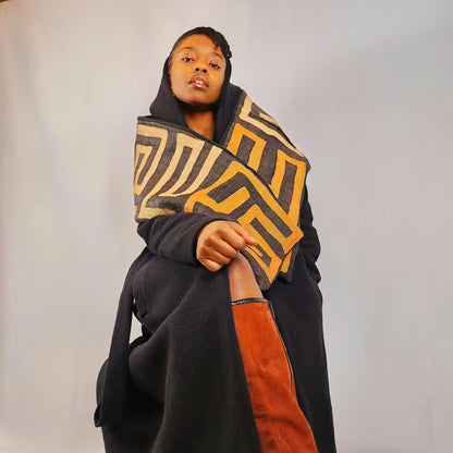 Écharpes en Tissu Kuba – Élégance et Tradition Africaine